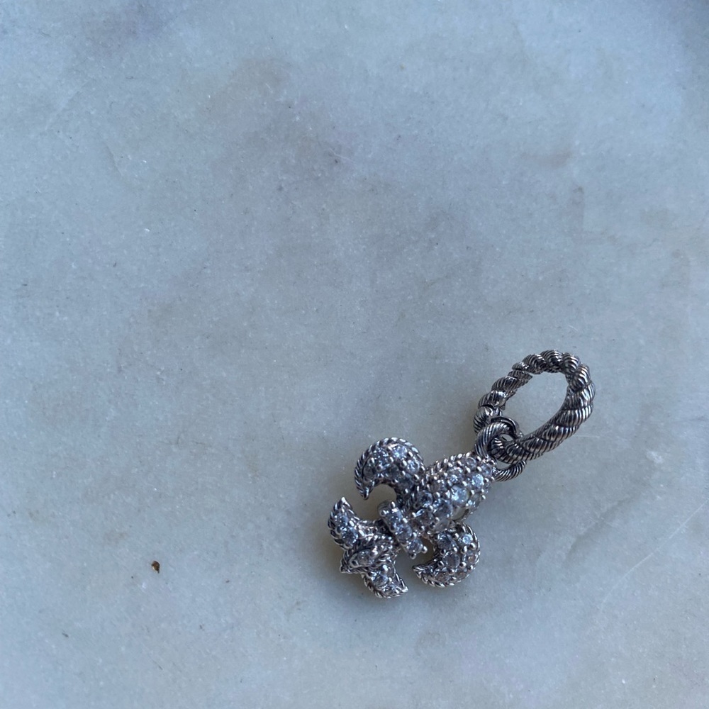 Judith Ripka Sterling silver bracelet and 5 charms - Picture 10 of 16